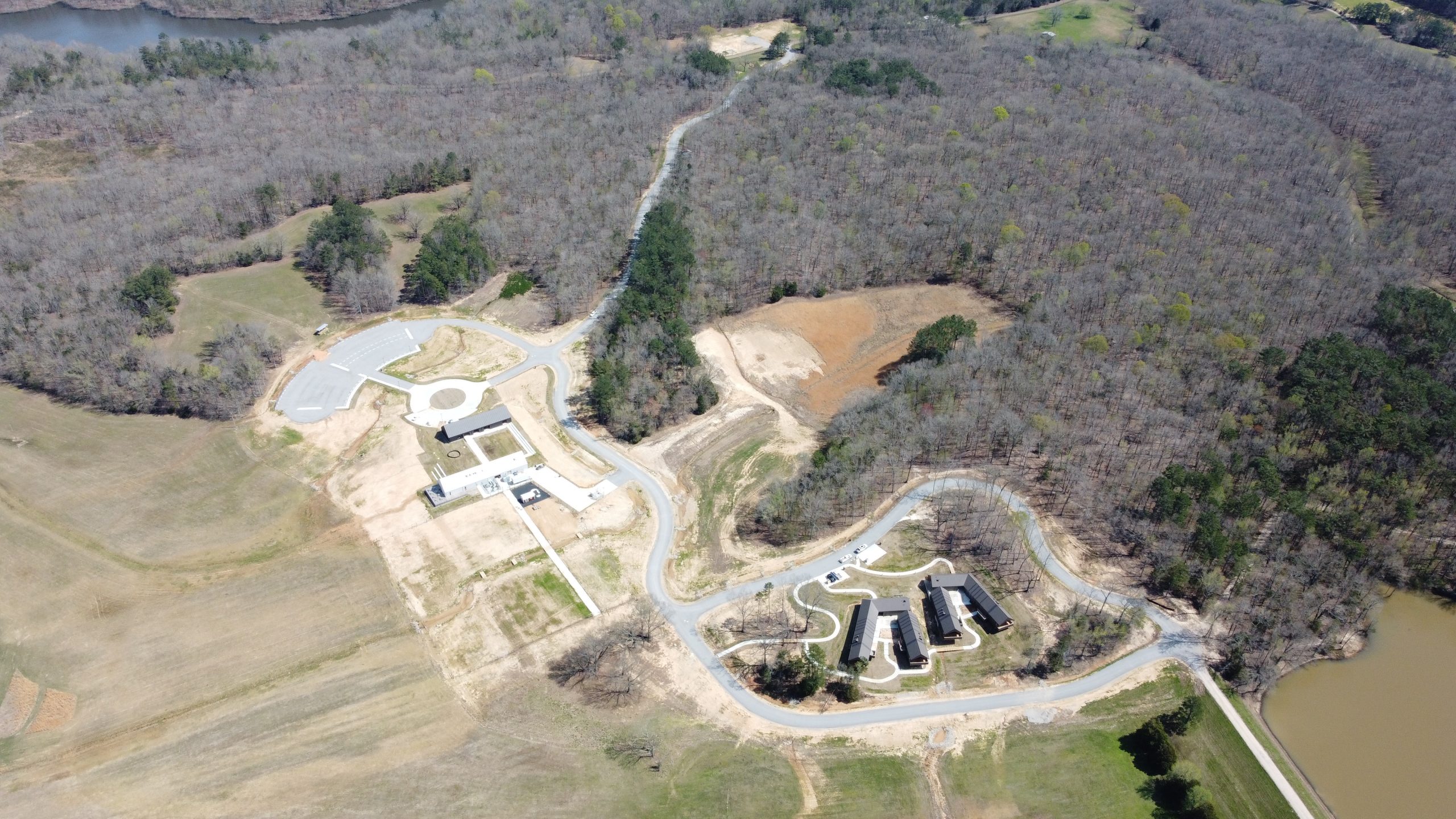 Drone footage of the new 4-H Youth Development Center at Lone Oaks Farm in Middleton, Tennessee